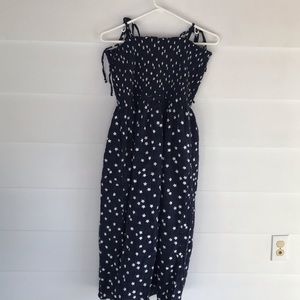 Aerie smocked button down dress